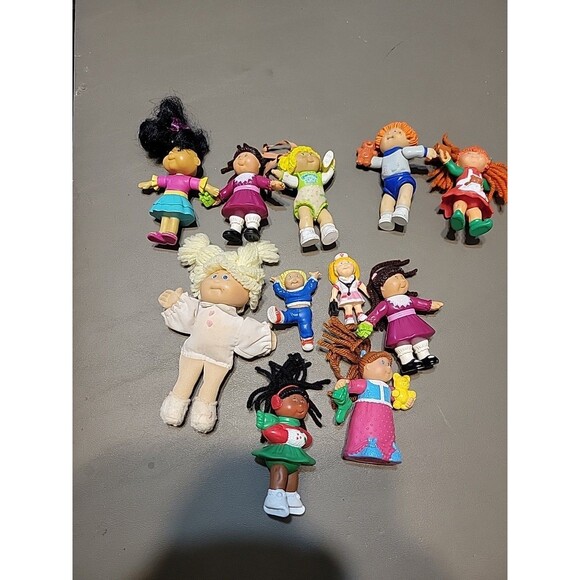 Cabbage Patch Kids Vtg Doll Mini Figures Figurines Mixed Lot PVC McDonalds etc.. - Picture 2 of 8